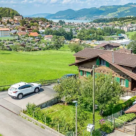 Διαμέρισμα In The Countryside Kitchen Parking Lot Spiez