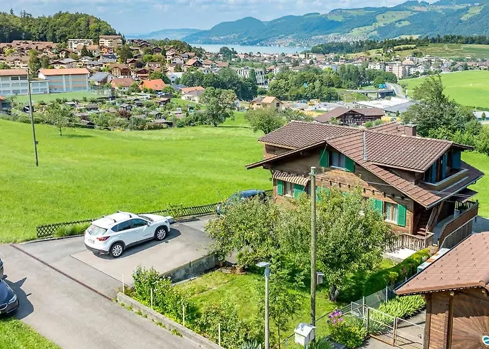 Lejlighed In The Countryside Kitchen Parking Lot Spiez