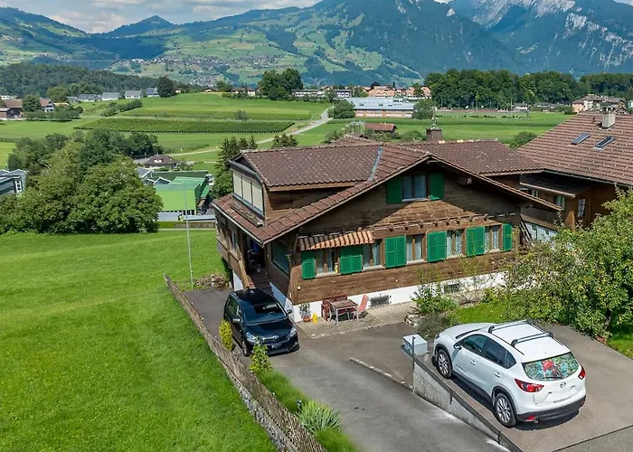 In The Countryside Kitchen Parking Lot Spiez